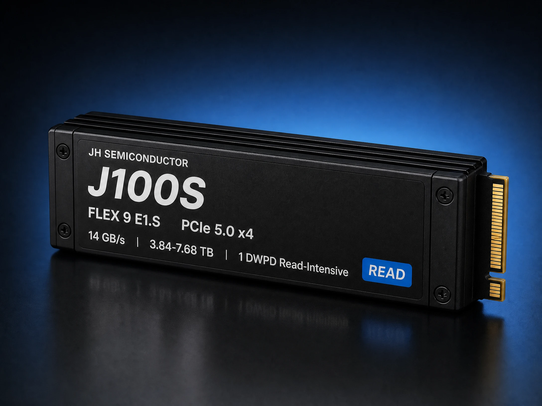 J100S — PCIe Gen5 エンタープライズ NVMe SSD