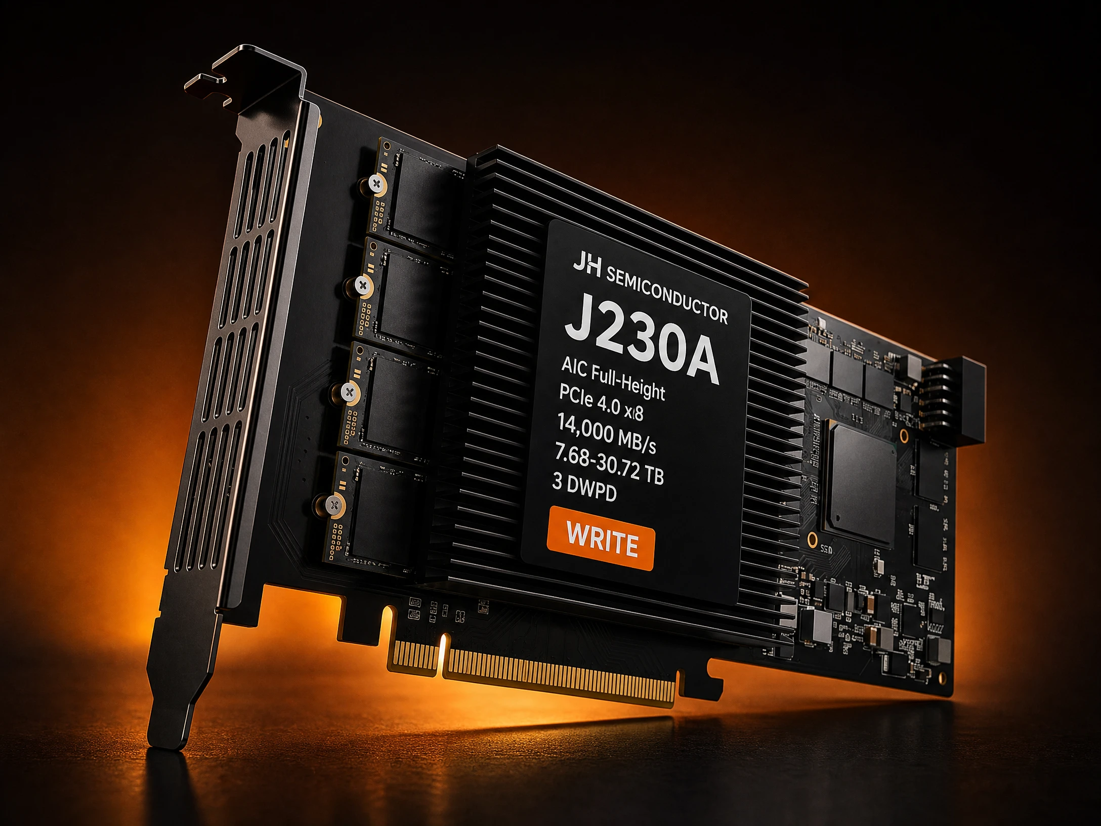 J230A — PCIe Gen4 企业级 NVMe SSD